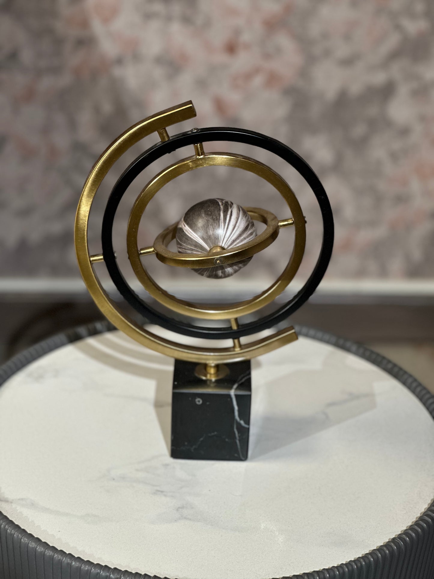 Metal Globe Artifact