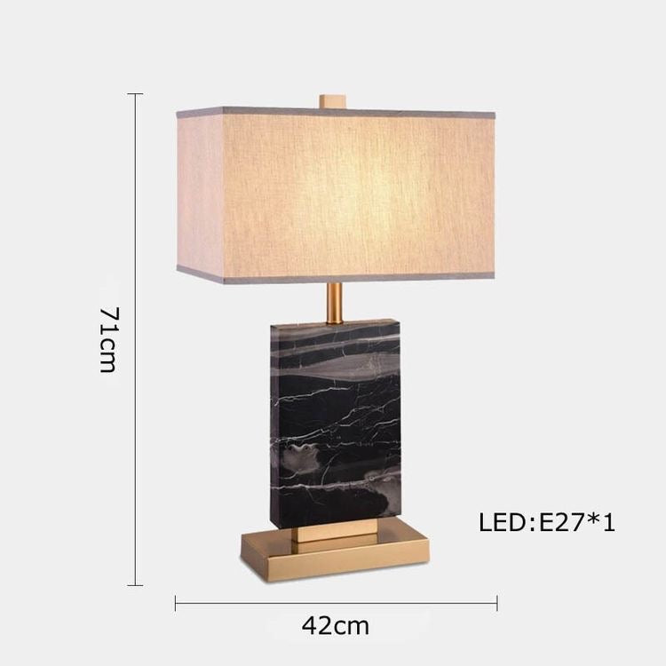 Alabaster Brass Table Lamp - iSurfaces