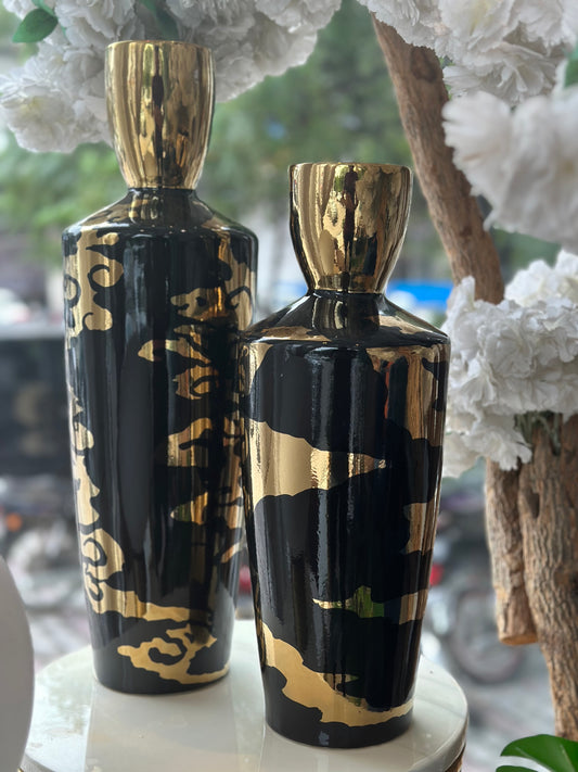 Black and Gold Vase
