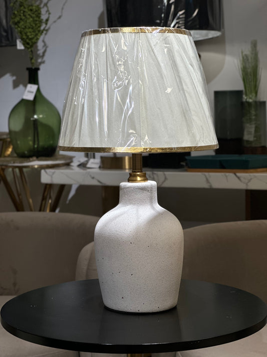 White Ceramic Lamp small